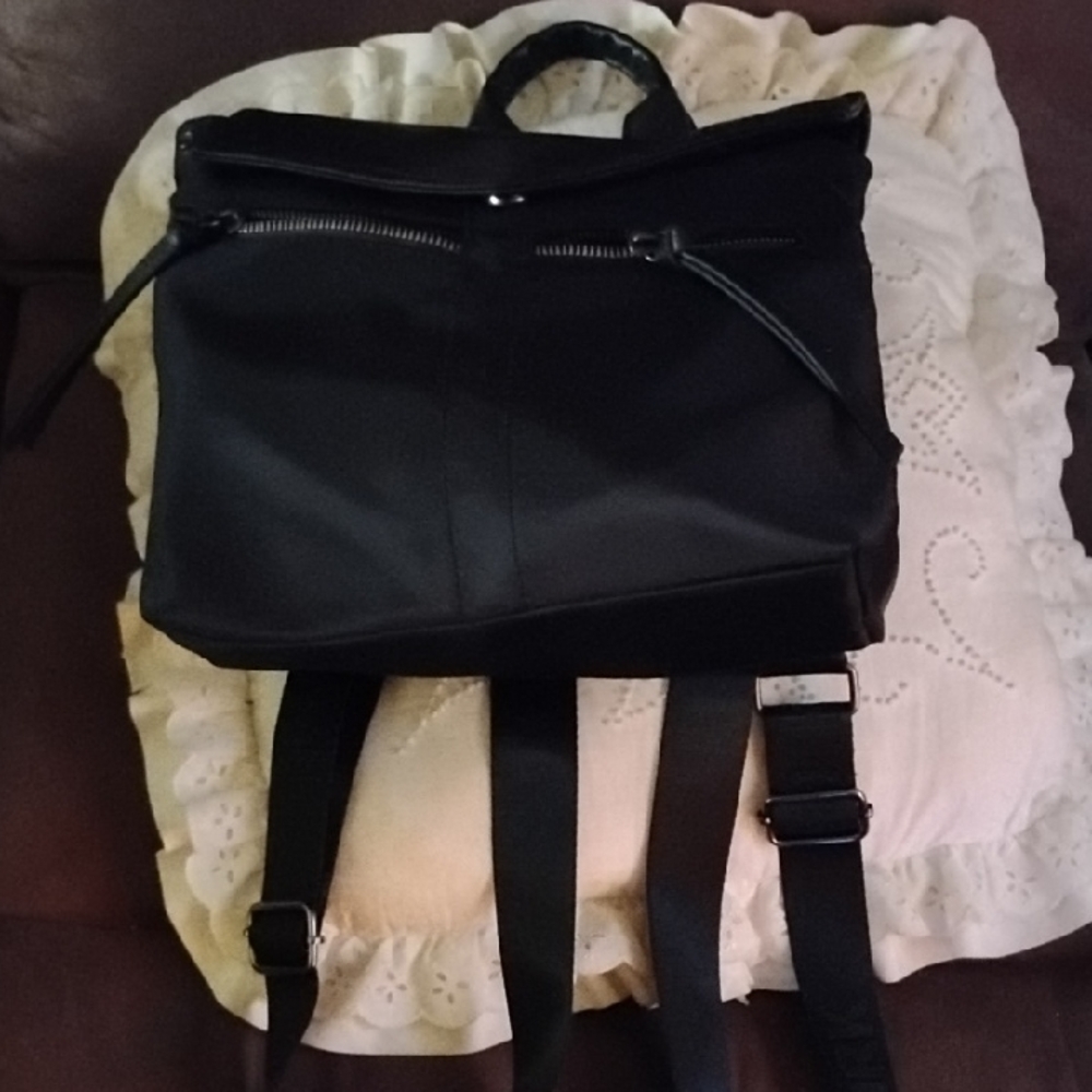 Stylish Black Men's Small Backpack